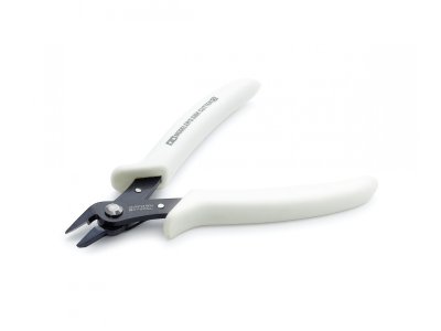 Tamiya 69945 Side Cutter - Cutting Pliers for Model Building - White - Tam69945 xs - TAM69945-XS