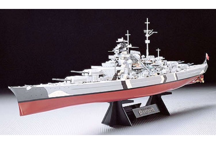 1:350 Tamiya 78013 WWII German Battleship Bismarck - Tam78013 1 - TAM78013