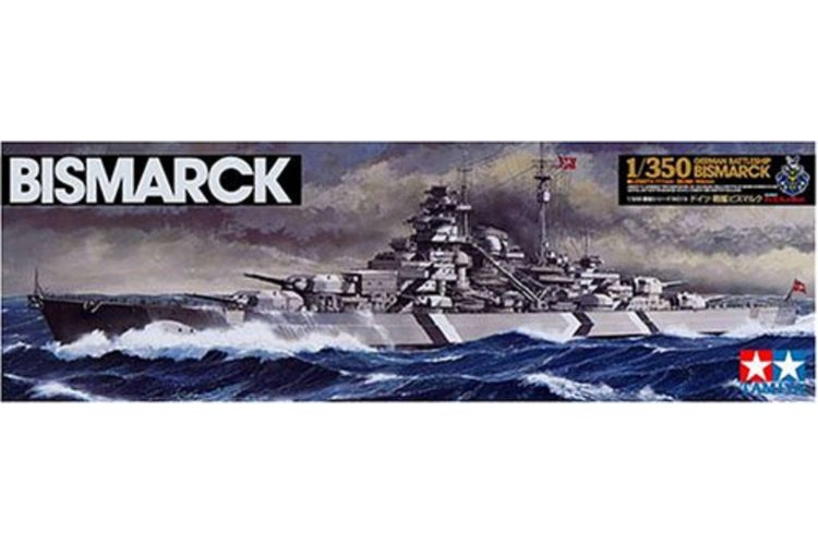 1:350 Tamiya 78013 WWII German Battleship Bismarck - Tam78013 2 - TAM78013