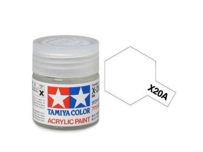 Tamiya X-20A Thinner for Acryl - 23ml - Tam81020 x20a tamiya thinner - TAM81020