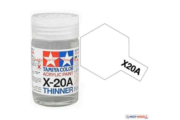 Tamiya X-20A Thinner for Acryl - 46ml - Tam81030 thinner x20a tamiya 1 - TAM81030