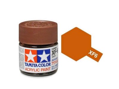 Tamiya XF-6 Copper - Matt - Acryl - 23ml - Tam81306 tamiya xf6 copper - TAM81306