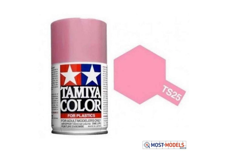 Tamiya TS-25 Pink - Gloss - Acryl Spray - 100ml - Tam85025 ts25 pink 1 - TAM85025