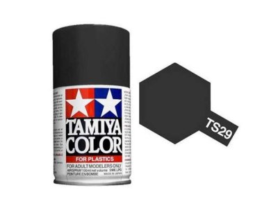 Tamiya TS-29 Black - Satin - Acryl Spray - 100ml - Tam85029 ts29 semi gloss black - TAM85029