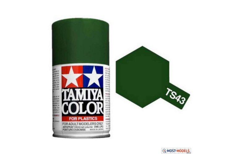 Tamiya TS-43 Racing Green - Gloss - Acryl Spray - 100ml - Tam85043 ts43 racing green 1 - TAM85043