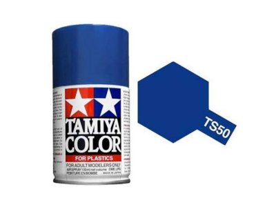 Tamiya TS-50 Mica Blue - Gloss - Acryl Spray - 100ml - Tam85050 ts50 mica blue - TAM85050
