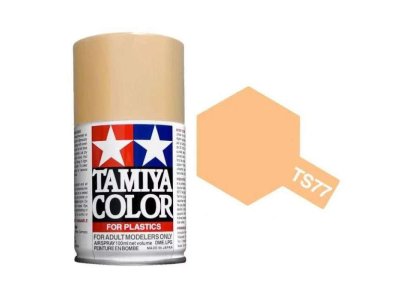 Tamiya TS-77 Flesh 2 - Matt - Acryl Spray - 100ml - Tam85077 ts77 flat fresh - TAM85077