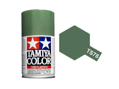 Tamiya TS-78 Field Grey 2 - Matt - Acryl Spray - 100ml - Tam85078 ts78 field grey - TAM85078