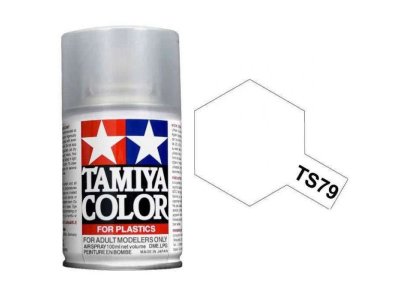 Tamiya TS-79 Clear Varnish - Satin - Acryl Spray - 100ml - Tam85079 ts79 semi gloss clear - TAM85079