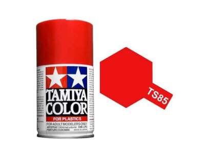 Tamiya TS-85 Brilliant Ferrari Mica Red - Gloss - Acryl Spray - 100ml - Tam85085 ts85 bright mica red - TAM85085