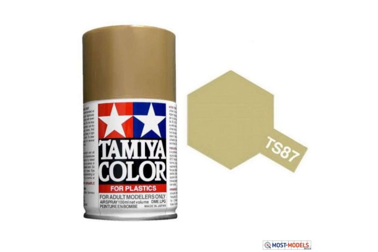 Tamiya TS-87 Titanium Gold - Gloss - Acryl Spray - 100ml - Tam85087 ts87 titanium gold 1 - TAM85087