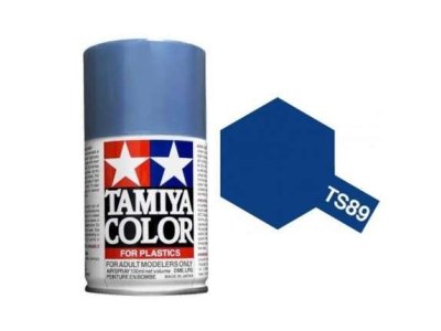 Tamiya TS-89 Pearl Blue - Gloss - Acryl Spray - 100ml - Tam85089 ts89 pearl blue - TAM85089