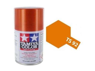 Tamiya TS-92 Orange - Metallic - Gloss - Acryl Spray - 100ml - Tam85092 metallic orange tamiya spray paint - TAM85092