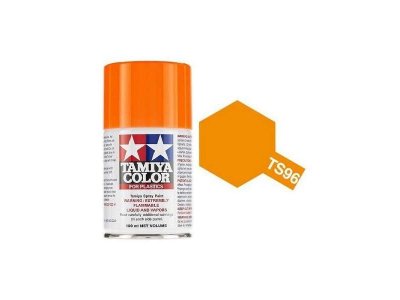 Tamiya TS-96 Fluorescent Orange - Gloss - Acryl Spray - 100ml - Tam85096 ts96 fluorescent orange - TAM85096