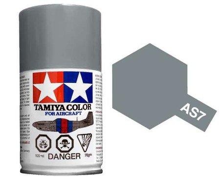 Tamiya AS-7 Neutral Grey - USAAF - Matt - Acryl Spray - 100ml - Tam86507 1 - TAM86507