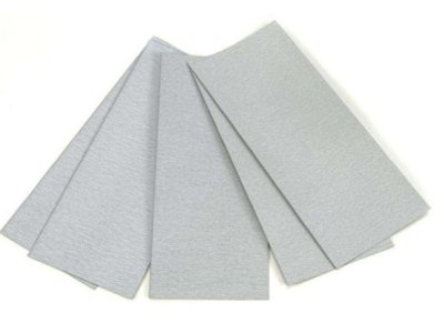 Tamiya 87010 Sanding Paper Set Fine (5pc) - Tam87010 - TAM87010-XS