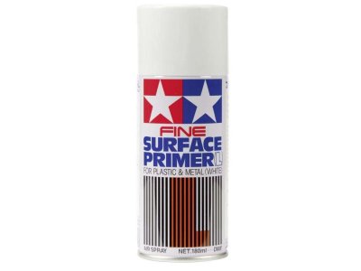 Tamiya 87044 Fine Surface Primer White - Acryl Spray - 180ml - Tam87044 - TAM87044