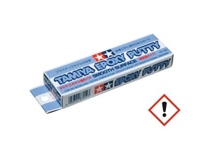 Tamiya 87052 Epoxy Putty Smooth Surface 25g 2Comp. - Tam87052 - TAM87052-XS