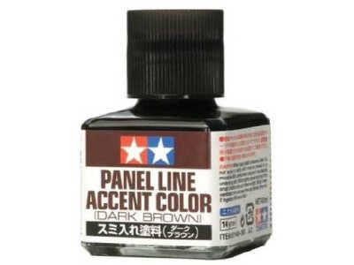 Tamiya 87140 Panel Line Accent Color - Dark Brown - 40ml - Tam87140al tamiya 87140 panel accenr color donker bruin - TAM87140