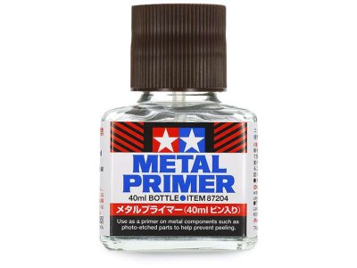 Tamiya 87204 Bottled Metal Primer - 40ml - Tamiya 8702 metal primer 40ml - TAM87204