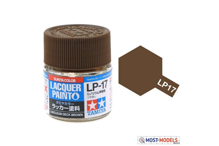 Tamiya LP-17 Linoleum Deck - Matt - Lacquer Paint - 10ml - Tamiya lp17 1 - TAM82117-XS