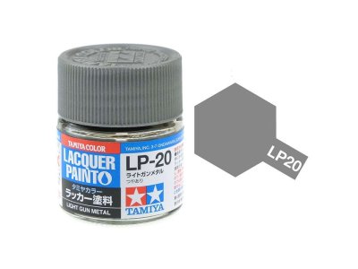 Tamiya LP-20 Hell Gun Metal - Lacquer Paint - 10ml - Tamiya lp20 - TAM82120-XS