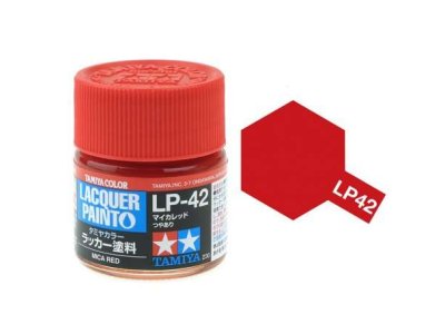 Tamiya LP-42 Mica Red - Gloss - Lacquer Paint - 10ml - Tamiya lp42 - TAM82142-XS