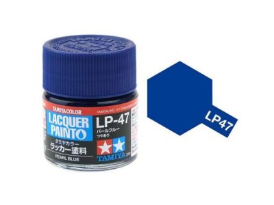 Tamiya LP-47 Pearl Blue - Gloss - Lacquer Paint - 10ml - Tamiya lp47 - TAM82147-XS