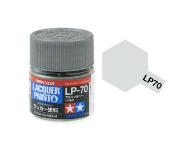 Tamiya LP-70 Aluminium - Gloss - Lacquer Paint - 10ml - Tamiya lp70 - TAM82170-XS