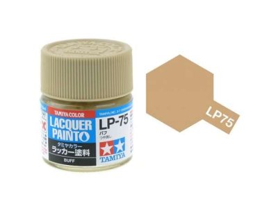 Tamiya LP-75 Buff - Matt - Lacquer Paint - 10ml - Tamiya lp75 - TAM82175-XS