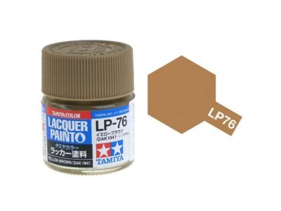 Tamiya LP-76 Yellow Brown DAK - Matt - Lacquer Paint - 10ml - Tamiya lp76 - TAM82176-XS