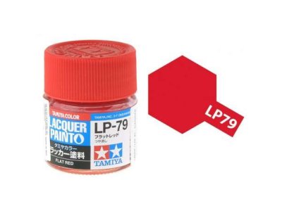 Tamiya LP-79 Red - Matt - Lacquer Paint - 10ml - Tamiya lp79 - TAM82179-XS