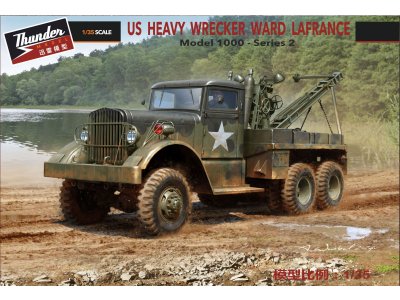 1:35 Thunder Model 35010 M1 Ward LaFrance - Zwaar Militair Bergingsvoertuig Vrachtwagen - Thm35010 1 - THM35010