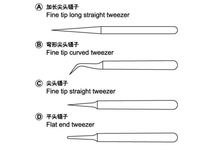 MasterTools 09957 Tweezers Set - Pincetten - Tmt09957 2 - TMT09957-XS