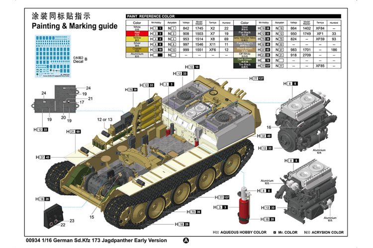 1:16 Trumpeter 00934 German Sd.Kfz 173 Jagdpanther Early Version - Tru00934 2 - TRU00934