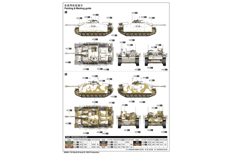 1:16 Trumpeter 00946 Sturmgeschütz III - StuG.III Ausf.G 1943 Productie - Tank - Tru00946 5 - TRU00946