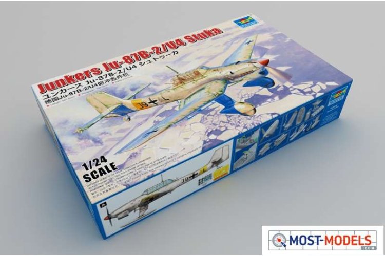 1:24 Trumpeter 02422 Junkers Ju-87B-2/U4 Stuka - Tru02422 2 - TRU02422