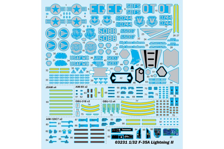 1:32 Trumpeter 03231 F-35A Lightning II  Plane - Tru03231 2 - TRU03231