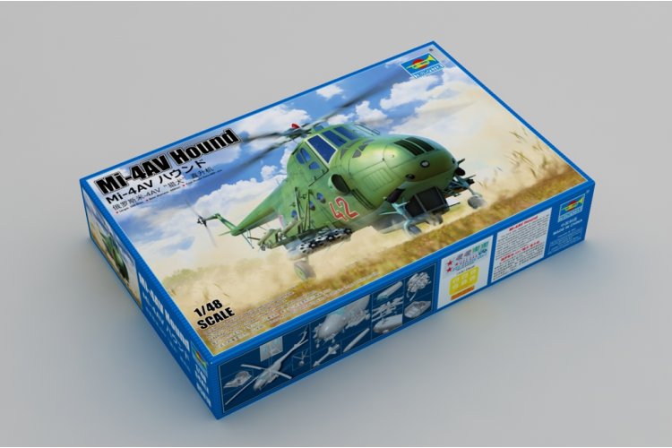 1:48 Trumpeter 05818 Heli Mi-4AV Hound - Tru05818 1 - TRU05818