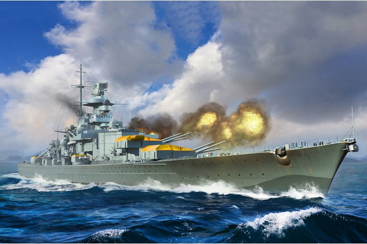 1:700 Trumpeter 06736 German Gneisenau Battleship - Tru06736 1 - TRU06736