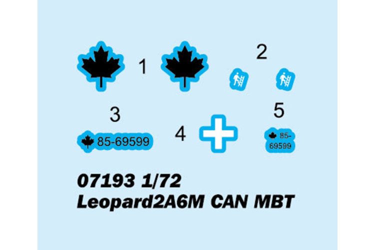 1:72 Trumpeter 07193 Canadian Leopard 2A6M CAN - Main Battle Tank - Tru07193 3 - TRU07193