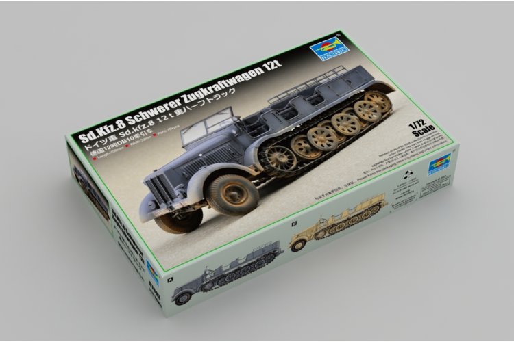 1:72 Trumpeter 07403 German Sd.Kfz. 8 schwerer Zugkraftwagen 12t - Tru07403 1 - TRU07403