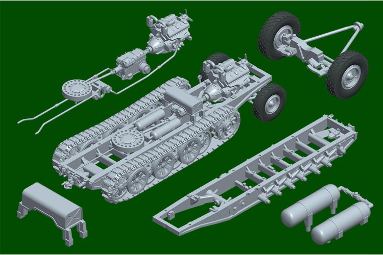 1:72 Trumpeter 07403 German Sd.Kfz. 8 schwerer Zugkraftwagen 12t - Tru07403 15 - TRU07403