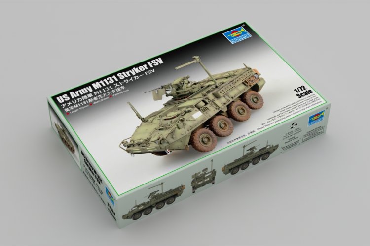 1:72 Trumpeter 07424 M1131 Stryker Fire Support Vehicle - Militair Voertuig - Tru07424 2 - TRU07424