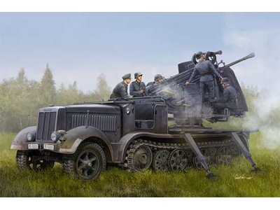 1:35 Trumpeter 09513 German 5cm FLAK 41auf Selbstfahrlafette(Sd.Kfz.7/2) - Tru09513 - TRU09513