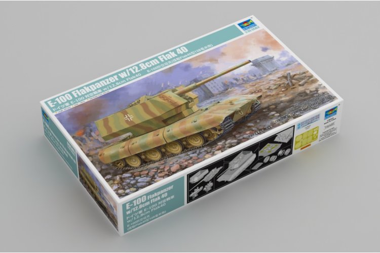 1:35 Trumpeter 09585 E-100 Flakpanzer w/12.8cm Flak 40 - Tru09585 6 - TRU09585