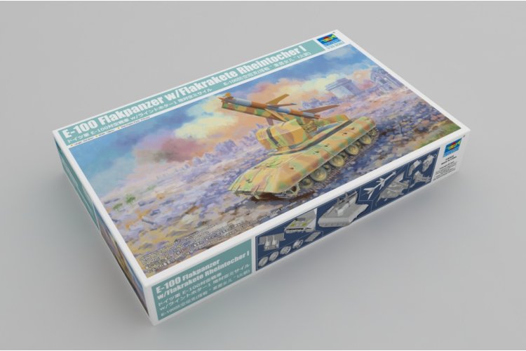 1:35 Trumpeter 09586 E-100 Flakpanzer w/Flakrakete Rheintocher I - Tru09586  - TRU09586