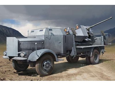 1:35 Trumpeter 09593 L4500A Truck mit 3.7cm Flak 37 - Tru09593 - TRU09593