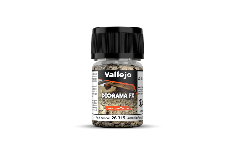 Vallejo 26315 Landscape Textures 315 - Droog Geel 2-5 mm - 35ml - Val26315 xs 1 - VAL26315-XS