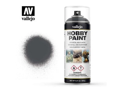 Vallejo 28002  Panzer Grey Primer - Spray - 400ml - Val28002 vallejo hobby spray paint 28002 panzer grey - VAL28002